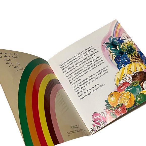 Vintage 80s Meet The Whiffy Wear Gang Scratch & Sniff Book Scented Fruits - Picture 3 of 8